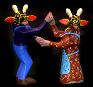 dancing giraffes