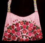 flowered pink purse