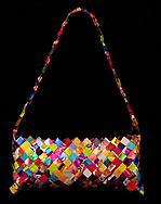 Recycled wrapper purse